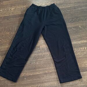 bryn Walker Women's Black Elastic Waist Jogger Pants
